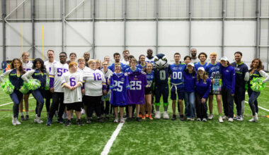 Vikings & TCO Orthopedics Create Memories for 2025 Unified Flag Football Special Olympians