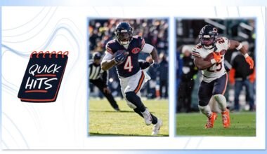 Bears riding strong run game into Saturday night showdown