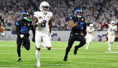 Jordan Addison Takes Flight in End Zone