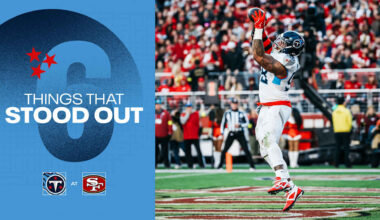 Six Things That Stood Out for the Titans in Sunday' Loss to the 49ers 