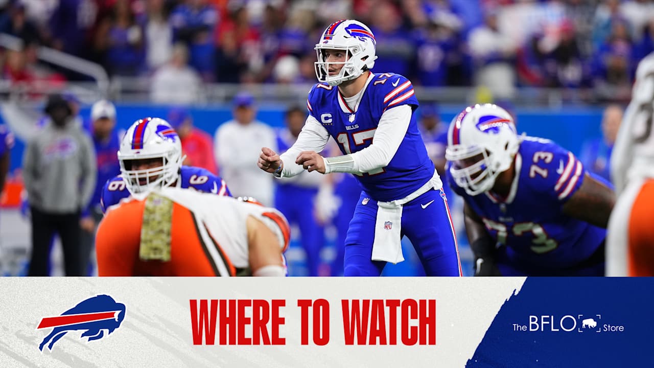 Buffalo Bills at Cleveland Browns | Where to watch, stream and listen