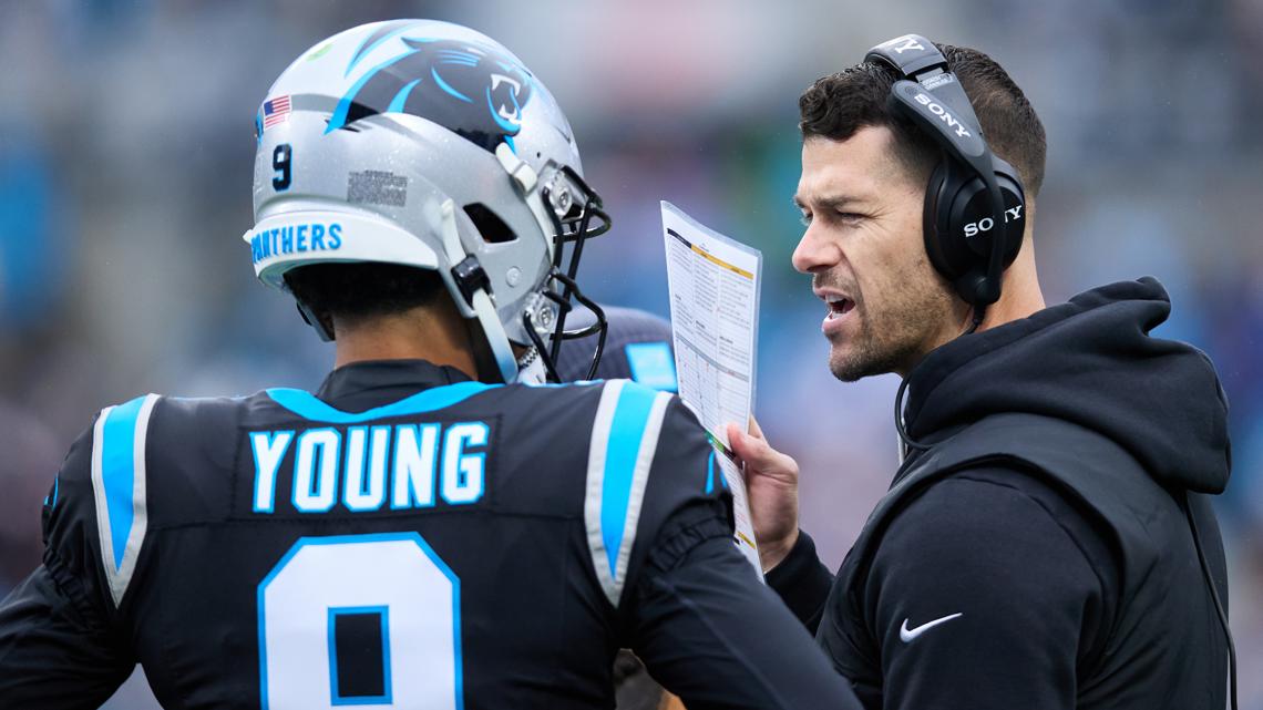 Canales, Young praise Panthers fans and team's resiliency after upset win over Rams