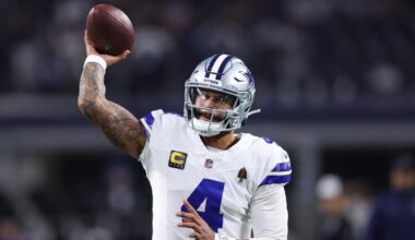 Cowboys still starting Dak Prescott with playoff hopes mathematically alive