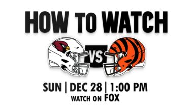 How to Watch Bengals Cardinals Week 17