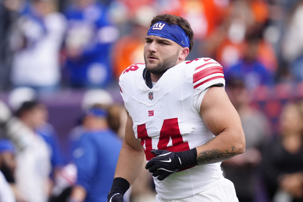 New York Giants running back Cam Skattebo