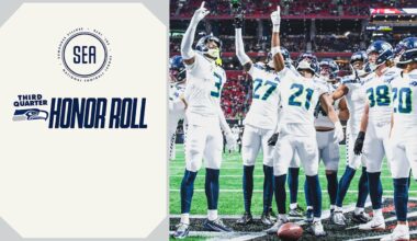 Seahawks 2025 Third Quarter Honors