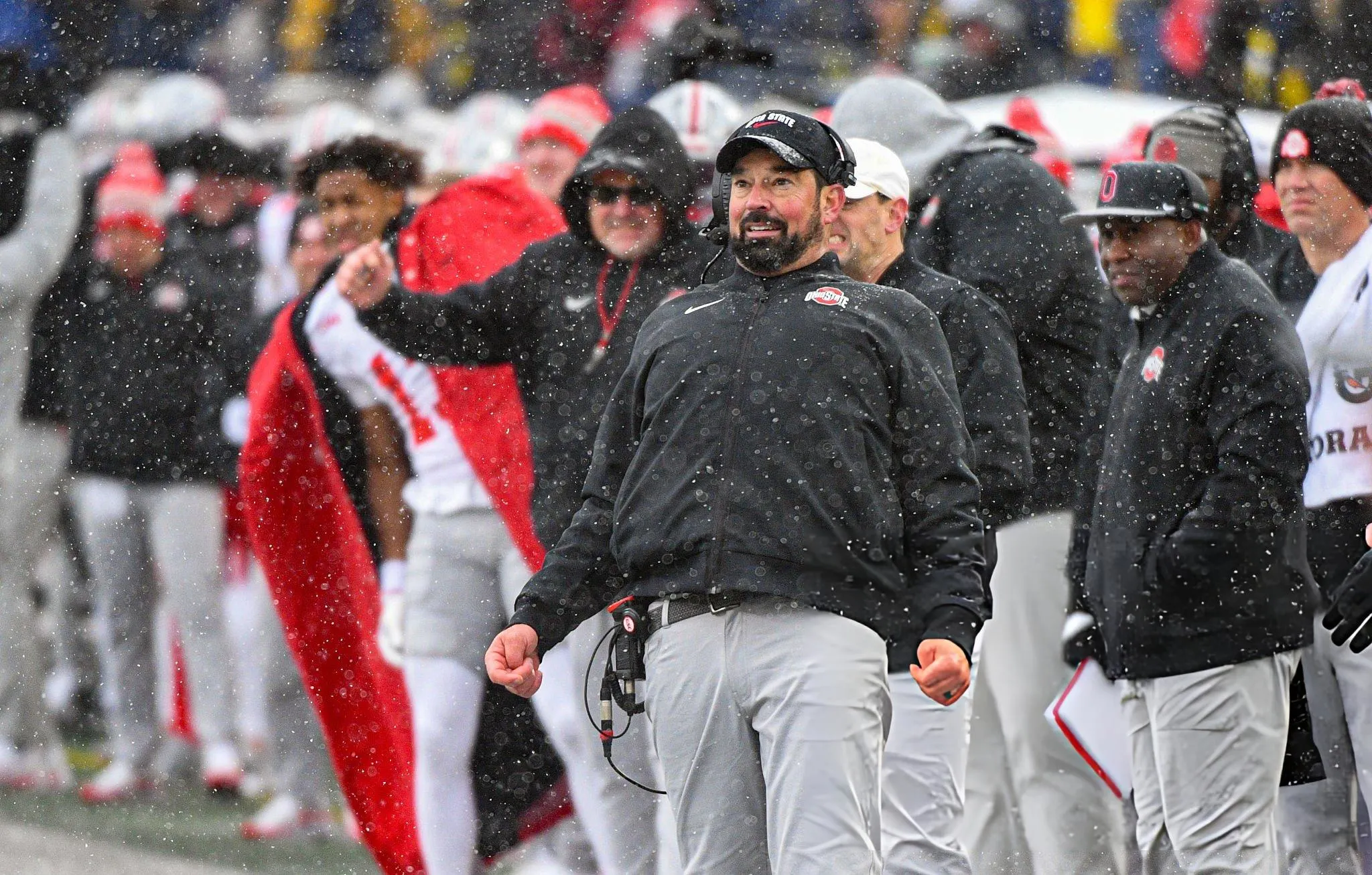 Head Football Coach Ryan Day of the Ohio State Buckeyes 