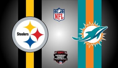 Steelers Vs Dolphins: Inactives For Week 15
