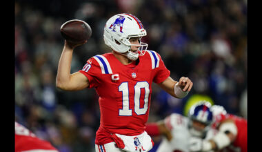 Week 14 Bye Knocks Patriots' Drake Maye Out Of MVP Favorite