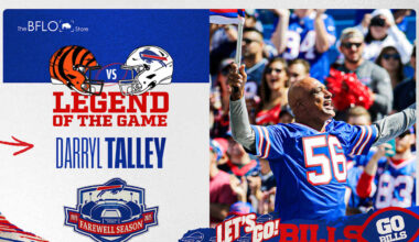 Darryl Talley announced as Legend of the Game in Week 14 battle against the Bengals