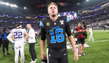 Lions QB Jared Goff laments missing playoffs after turnover-laden performance vs. Vikings: 'It sucks'