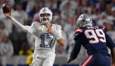 Bills visit New England looking to prevent Patriots from securing division crown