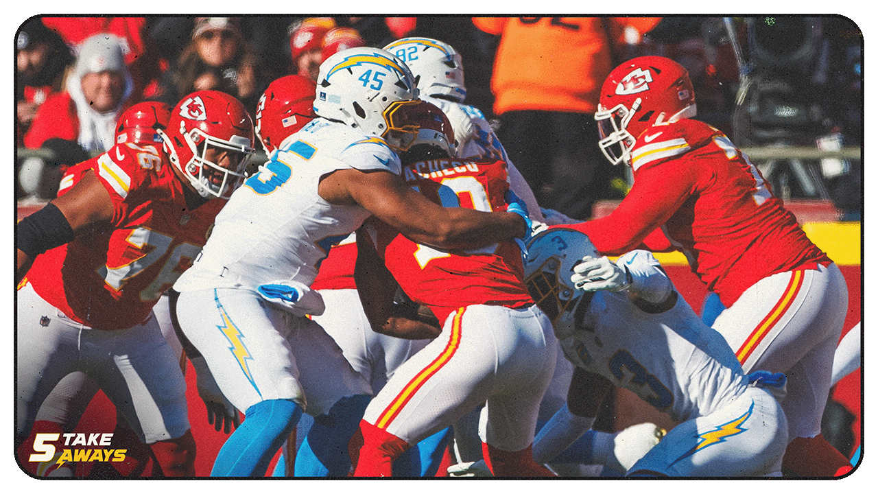 How Chargers Physicality Shined in Sunday's Win Over Chiefs