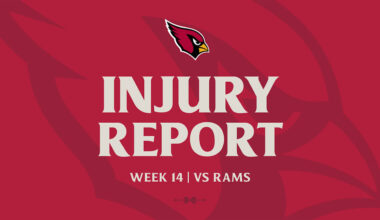 Injury Report: Week 14 vs Rams