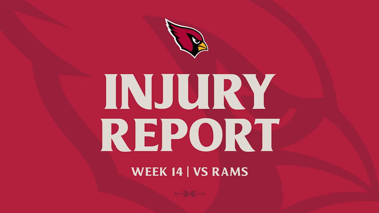 Injury Report: Week 14 vs Rams
