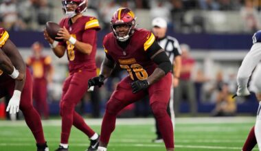 Commanders’ offensive line finding its rhythm as chemistry builds