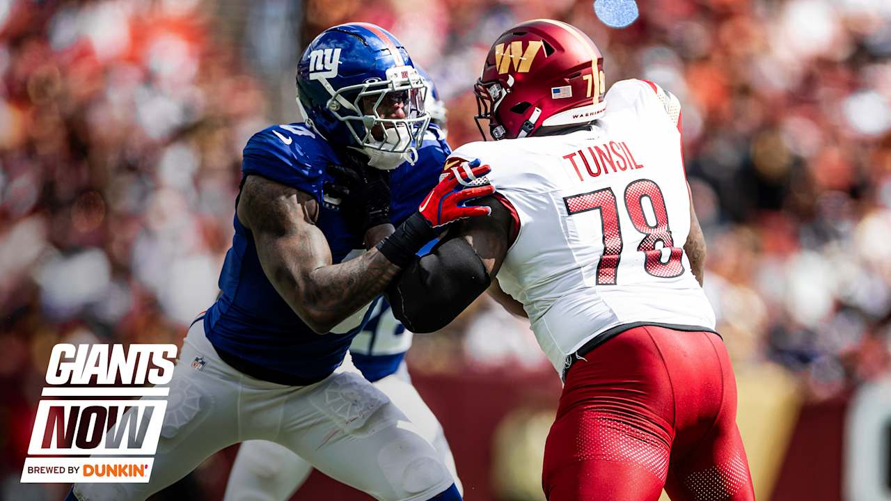 Numbers to know for Giants-Commanders