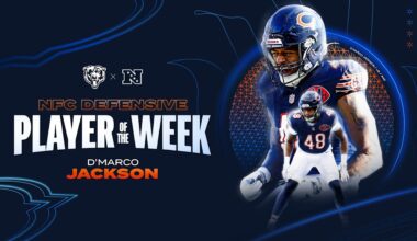 Bears LB D’Marco Jackson named NFC Defensive Player of the Week