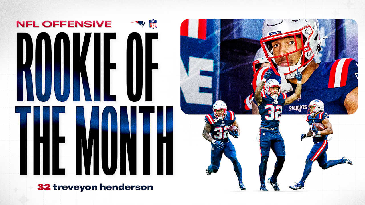 TreVeyon Henderson Named Offensive Rookie of the Month for November 