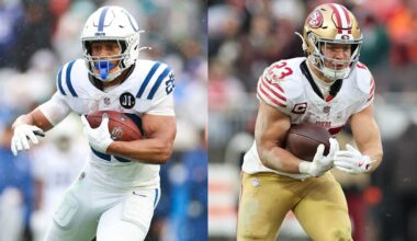 Top 15 running backs entering final stretch of 2025 NFL season
