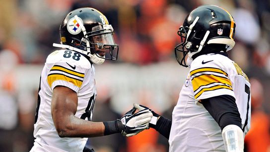 Steelers' Emmanuel Sanders and Ben Roethlisberger