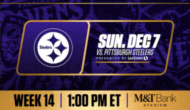 Ravens-Steelers Gameday Information