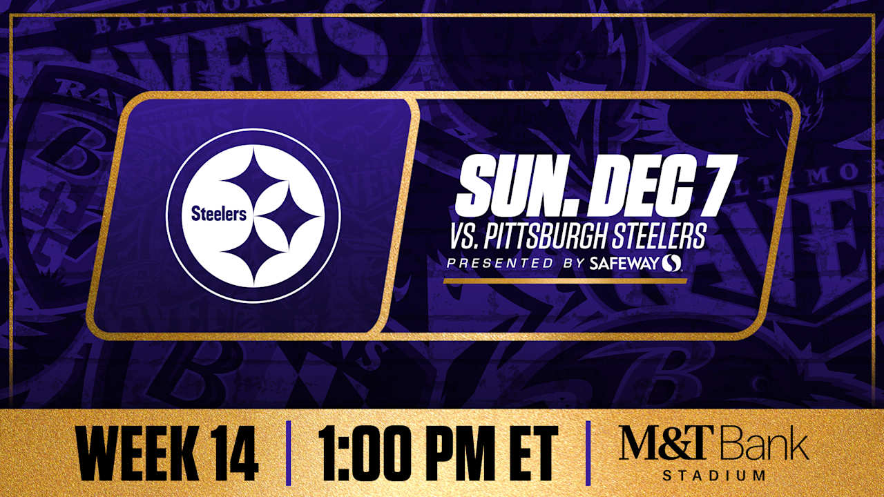 Ravens-Steelers Gameday Information