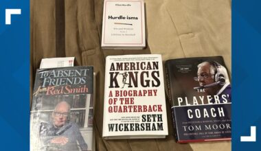 Other sports book reviews: Perfect '72 Dolphins, Hurdle-isms, Red Smith; NFL pioneers, Tom Moore