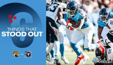 Six Things That Stood Out for the Titans in Sunday's 25-3 Loss to the Jaguars 