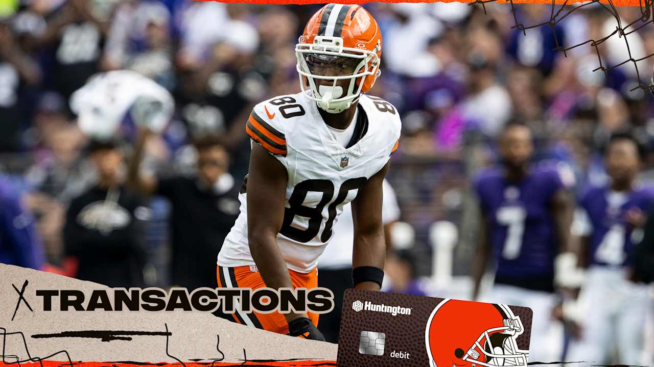 Browns sign WR Jamari Thrash and waive G Garrett Dellinger - Cleveland Browns