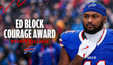 Bills nominate Reggie Gilliam for 2025 Ed Block Courage Award
