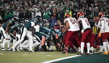 NFL announces kickoff time for Eagles at Commanders in Week 16