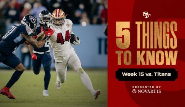 49ers Week 15 Contest vs. Tennessee Titans