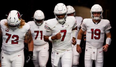 Trey McBride chases more records as Cardinals tight end, and Jacoby Brissett doesn't think the Cardinals have stopped believing heading into Falcons game