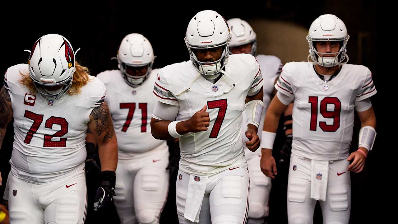 Trey McBride chases more records as Cardinals tight end, and Jacoby Brissett doesn't think the Cardinals have stopped believing heading into Falcons game