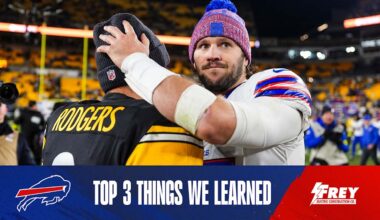 Top 3 things we learned from Bills vs. Steelers