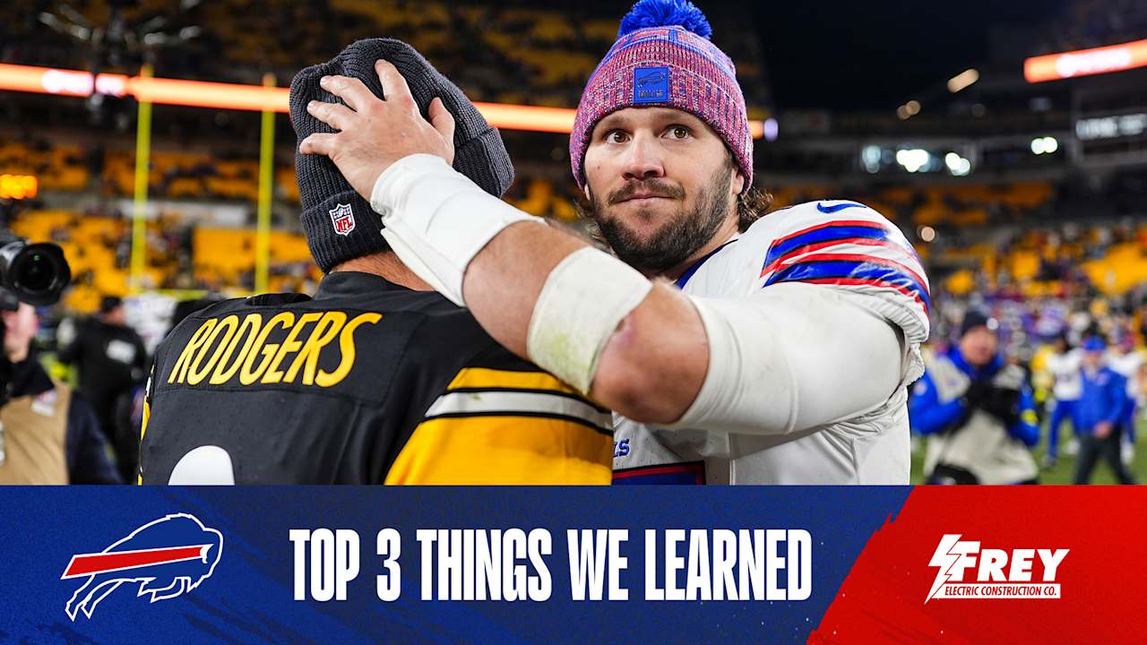 Top 3 things we learned from Bills vs. Steelers