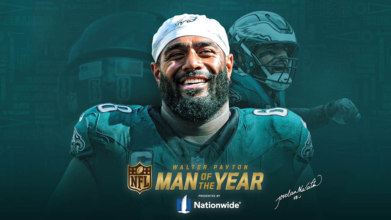 Jordan Mailata named the Eagles’ Walter Payton Man of the Year