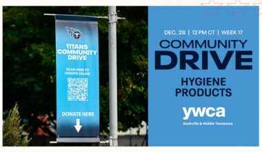 Titans Week 17 Community Drive to YWCA Nashville & Middle Tennessee 