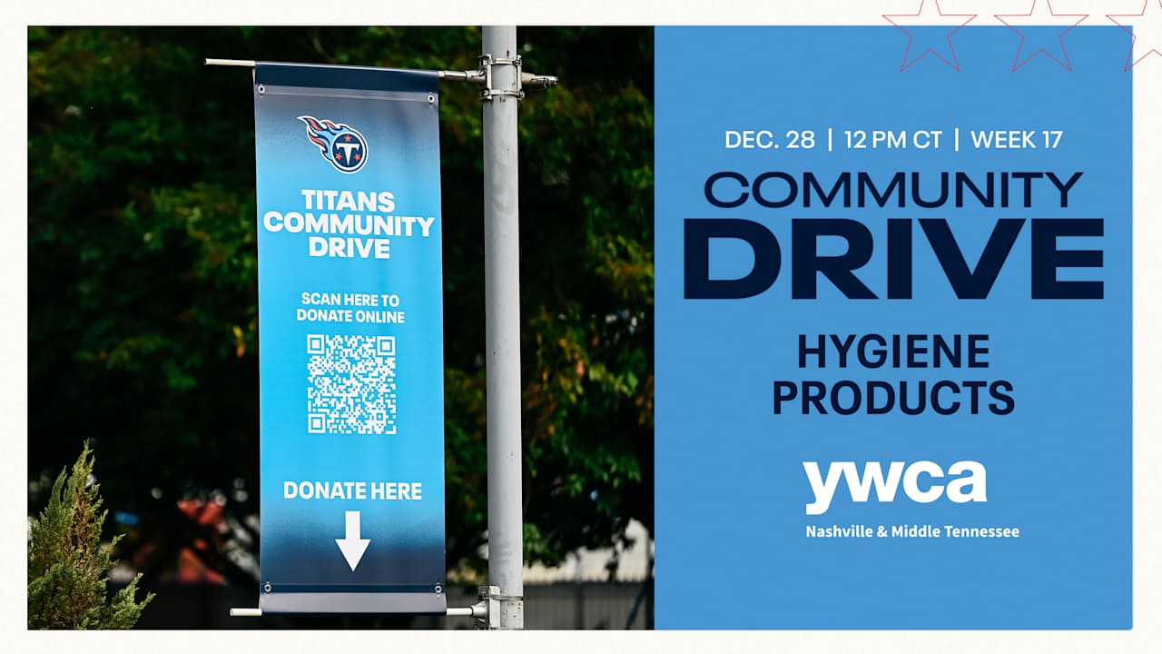 Titans Week 17 Community Drive to YWCA Nashville & Middle Tennessee 