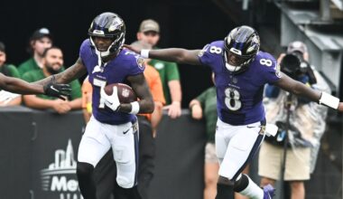 Lamar Jackson absent, 2 others downgraded on Ravens’ Thursday injury report
