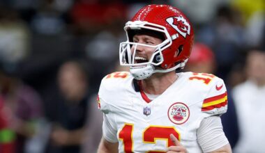 Chiefs poach practice squad quarterback after Gardner Minshew’s injury.