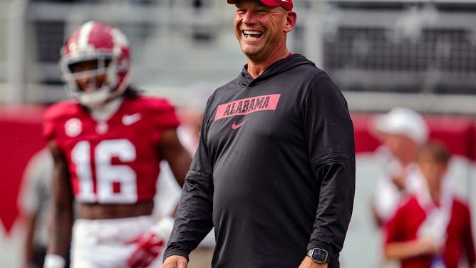 Alabama head coach Kalen DeBoer