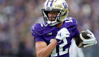 Washington WR Denzel Boston Declares for NFL Draft