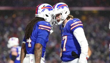 Quarterback Josh Allen Leads Bills Pro Bowl Selections, which include James Cook and Dion Dawkins