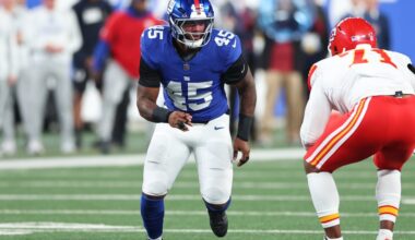 Giants roster moves: Edge defender signed for fifth time this season