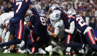 Scoring metrics revealing between Buffalo Bills and New England Patriots