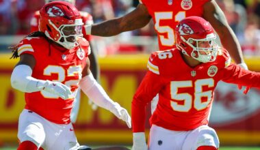 Chiefs-Broncos Inactives: George Karlaftis and Nick Bolton will play
