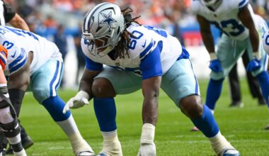 Dallas Cowboys injuries: Tyler Guyton & Trevon Diggs ruled out vs. Lions