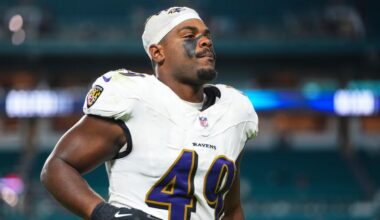 Ravens LB Jay Higgins returns to practice